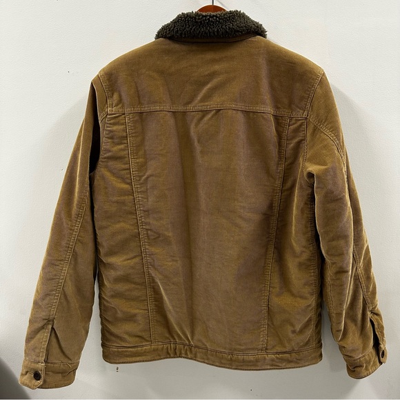Abercrombie & Fitch Vintage Courduroy Sherpa Lined Jacket Medium - Picture 3 of 10